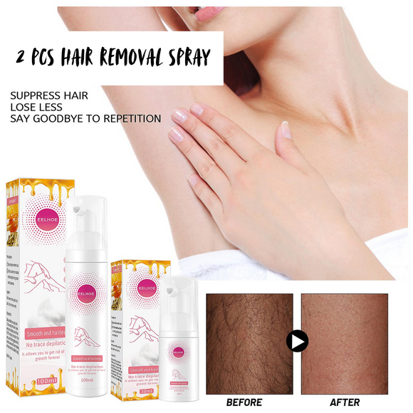 2 Pcs Hair Removal Spray