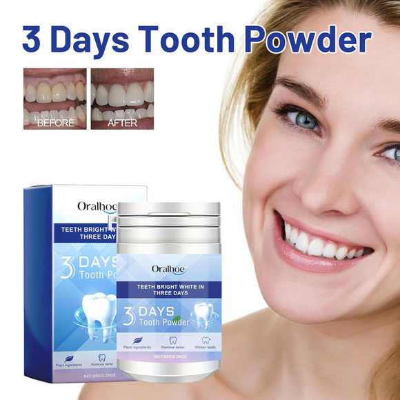 2 Pcs Teeth Whitening Powder